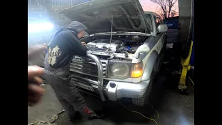 Mitsubishi Pajero 2 swap V8