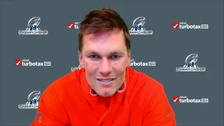 Tom Brady reacts to going to his 10th Super Bowl; Bucs beat the Packers in NFC Championship Game