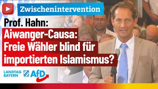 Aiwanger-Causa: Freie Wähler blind für importierten Islamismus?