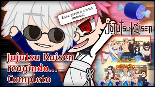 (COMPLETO!) Jujutsu Kaisen react CHURRASCO DE DOMINGO DO SUKUNA Parte 1/2 Voice makers/ Gacha club