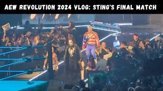 AEW Revolution 2024 Vlog: Sting's Final Match