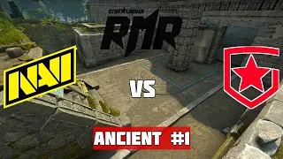 Гранд-финал. NAVI vs GAMBIT. Map-1 Ancient. StarLadder CIS RMR 2021