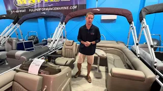 2024 Bennington 21SL in Sunset Red Showroom Walkthrough