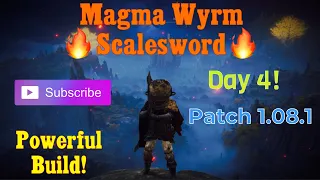 Magma Wyrm Scalesword Powerful Build! 🔥 🗡️ (Elden Ring Patch 1.08.1)