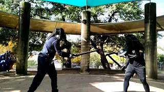 Sword and Buckler Sparring ( Tree & Da'Mon)