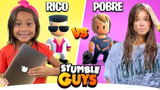 RICO vs POBRE no STUMBLE GUYS (Compilação)