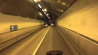 London Motorbiker, London Tunnel, Triumph 1050