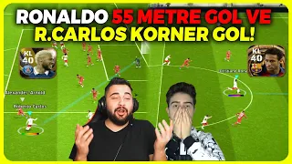 RONALDO 55 METRE GOL VE R.CARLOS KORNER GOLL! TOLGA İLE CEZA SAHASI CHALLENGE! EFOOTBALL 2024 MOBİLE