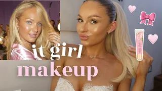 recreating candice swanepoel's barely there, glowy makeup ♡