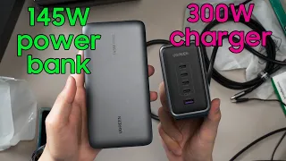 Exposing Hidden Power - Ugreen 300W Charger & 145W Power Bank Unveiled!