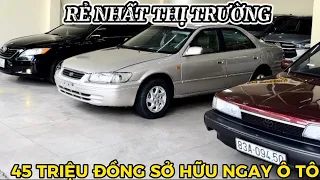 5/6 NỒI ĐỒNG CỐI ĐÁ 45TRIỆU ĐỒNG SỞ HỮU NÀY TOYOTA CAMRY LE XE CỰC ZIN BẢN NHẬP MỸ BELT CHẠY CỰC ĐỘC