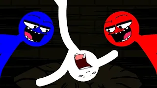 Revolt of the White Stickman: Animation of the Blue and Red Stickman - Part 2