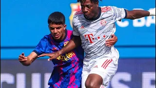 Ilias Akhomach • FC Barcelona Juvenil A vs Bayern München • 14/09/2021