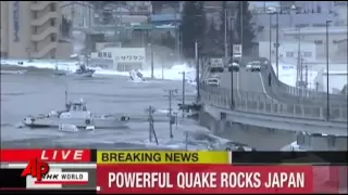 Raw Video: Earthquake Triggers Tsunami in Japan