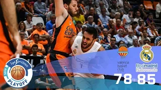 Valencia Basket - Real Madrid (78-85) RESUMEN // Semifinales - Playoff Liga Endesa