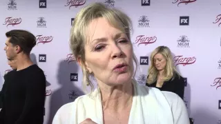 Jean Smart chats on the "Fargo" red carpet for an Emmy voter FYC screening