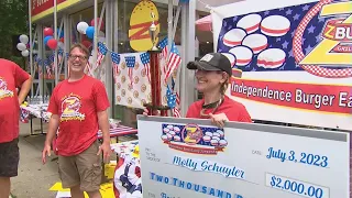 Z-Burger holds annual Independence Burger Eating Championship!