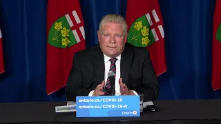 3:00pm EST: Premier Ford announces Ontario’s reopening plan