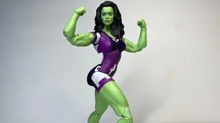 Marvel Legends She-Hulk Disney Plus Infinity Ultron BAF wave action figure review! (2022)