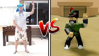 DESAFIO DA DANÇA DO ROBLOX NA VIDA REAL!!