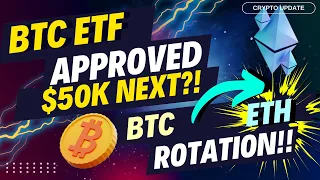 BTC ETF DI APPROVE!! FULL SENDD!!? NEXT CRYPTO ROTATION!? ETHEREUM MULAI TERBANGG!!