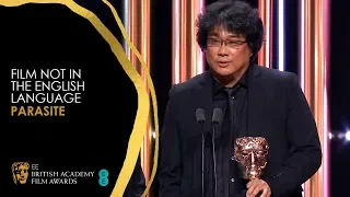 Parasite Wins Film Not in the English Language | EE BAFTA Film Awards 2020