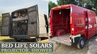How to Build a Home Made Camper Van / Start to Finish DIY Off-Grid Conversion
