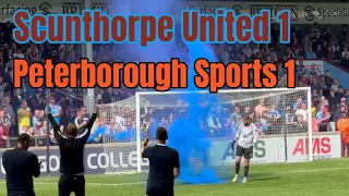Scunthorpe United 1-1 Peterborough Sports