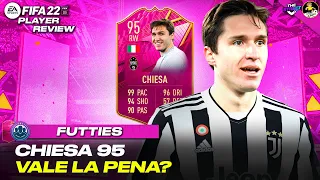 CHIESA 95 FUTTIES PLAYER REVIEW /// FIFA 22 PLAYER REVIEW ITA