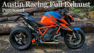 [Pure Sound] Austin Racing Full Exhaust RS2 | KTM 1290 super duke R [4K]