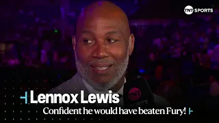 😅 "I WOULD HAVE BEATEN TYSON FURY" Boxing legend Lennox Lewis in fine form ahead of #FuryNgannou 🇸🇦