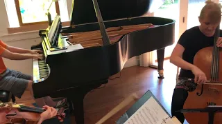 2018.8.7 Brahms Trio Opus 8 Rehearsal