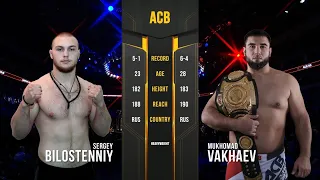 Сергей Билостенный vs. Мухомад Вахаев 2 | Sergey Bilostenniy vs. Mukhomad Vakhaev 2 | ACB 90