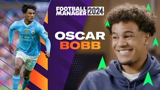 OSCAR BOBB reacts to his upgraded Football Manager profile