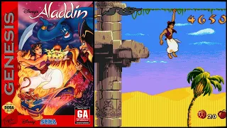 Aladdin - SEGA Genesis Playthrough #56 【Longplays Land】