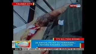 BP: 20-anyos, patay sa pamamaril; 2 niyang kasama, sugatan