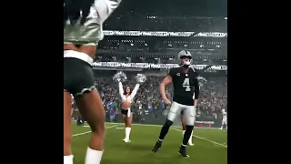 Derek Carr is amped up and ready to go ….  ￼