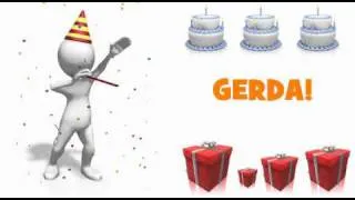 HAPPY BIRTHDAY GERDA!