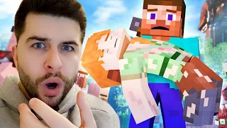 REACTING PILLAGERS MINECRAFT MOVIE - Animation Reaction!