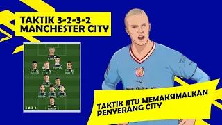 Taktik 3-2-3-2 Manchester City Haaland Sulit dihadang