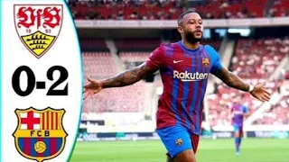 Stuttgart vs Barcelona||cuplikan pertandingan bola tadi malam