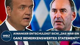 HUBERT AIWANGER ENTSCHULDIGT SICH: Flugblatt-Affäre! "Das war ein ganz bemerkenswertes Statement!"