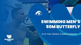 Swimming Men | 50m Butterfly | Highlights | 19th FINA World Championships | Budapest 2022