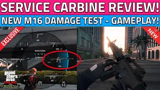 NEW: Service Carbine (M16) Review! Damage, Accuracy  VS Special Carbine Rifle in GTA 5 Online