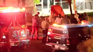 Actor Paul Walker's accident and death scene in Santa Clarita, CA.