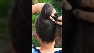 Easy Bun For Long Hair❤#shorts#clutcherhairstyle#hairstyles#hairstylegirl#ytshorts#longhairhairstyle