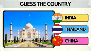 Guess The Country by Landmarks and Monuments ? Hard Edition