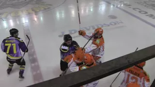 Omar Pacha vs Colton Fretter EIHL fight 2-10-16