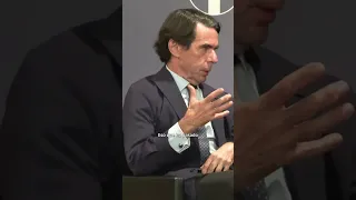 Aznar, sobre Sánchez: "Hace falta ser un gran farsante para engañar y mentir a todo un país"