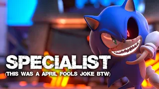 Sonic and Sonic.exe dances to Specialist (Persona 4: Dancing All Night - April fools 2022)